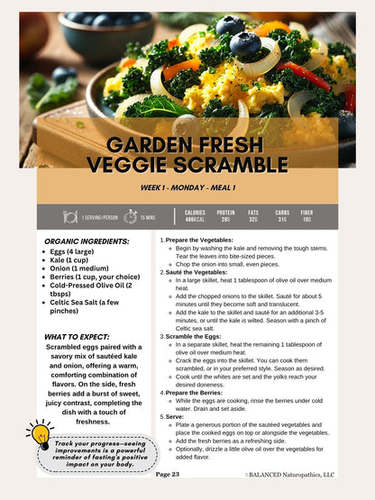 E-Book Blood Type A: 4-Week Meal Plan by Scott & Michelle Burgess