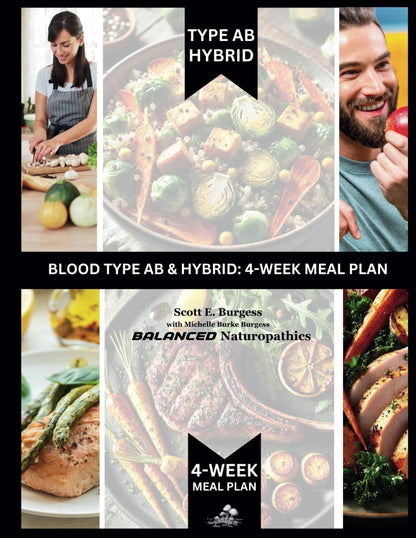 E-Book Blood Type AB: 4-Week Meal Plan by Scott and Michelle Burgess