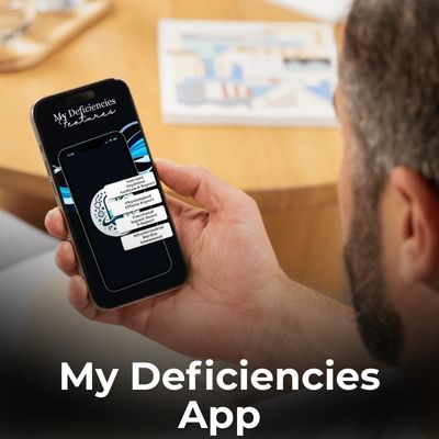 My Deficiencies app created by Scott E. Burgess, a clarity tool that reveals nutrient gaps from medications and lifestyle to guide natural healing.